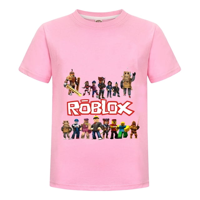 Camiseta Gamer de Roblox para Niños de 5 a 12 Años, Playera de Algodón Infantil con Estilo Casual, Ideal para Verano y Eventos