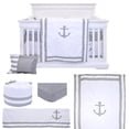 thumbnail image 2 of Bebelelo - Ensemble de Literie - 7 Pcs - Mon Ancre, 2 of 9