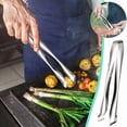 thumbnail image 1 of Clip de barbacoa de acero inoxidable | 304 Pinza de parrilla antiadherente | Volteador de bistec de cocina | Resistente al calor | Agarre firme | Utensilio de barbacoa para restaurante doméstico | 1, 1 of 9