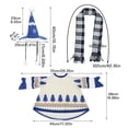 thumbnail image 5 of Novryn Christmas Goose Outfit For Porch Standing Goose, 28 x 15 Inch Polyester Cover With Printed Holiday Detail And A Slip On Fit, Porch Lawn Garden Or Front Yard Display Use, 5 of 9