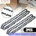 thumbnail image 4 of 2 Pack 16 Inch Chainsaw Chain Blade 56 DL Drive Links Pitch 3/8" LP 0.050" Gauge Semi Chisel Garden Wood Cutting Pruning Accessories, 4 of 15