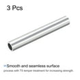thumbnail image 3 of Uxcell 28mm OD 22mm Inner Dia 200mm Length 6063 Aluminum Round Tube 3 Pack, 3 of 5