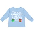 thumbnail image 3 of Inktastic This is My Christmas Movie Watching Shirt Boys or Girls Long Sleeve Toddler T-Shirt, 3 of 5