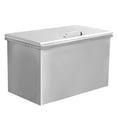 thumbnail image 5 of Drop in Ice Chest,304 Stainless Steel Drop in Cooler with Hinged Cover,Largh Capacity Outdoor Kitchen Ice Bar with Drain-pipe and Drain Plug Drop in for Cold Wine Beer, 5 of 8