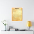 thumbnail image 3 of Scripture Walls Psalm 21 Chapter Gold Bible Canvas Christian Wall Art Ready to Hang Unframed, 3 of 6