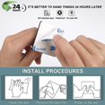 thumbnail image 4 of Gancho adhesivo de acero inoxidable, gancho de pared para baño de 4 piezas, soporte impermeable para toallas, colgador de toallas compatible con cocina, hogar y oficina, 4 of 5