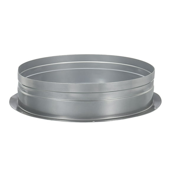 Unique Bargains 10 Inch Duct Connector Flange Metal Straight Pipe Exhaust Hose Flange