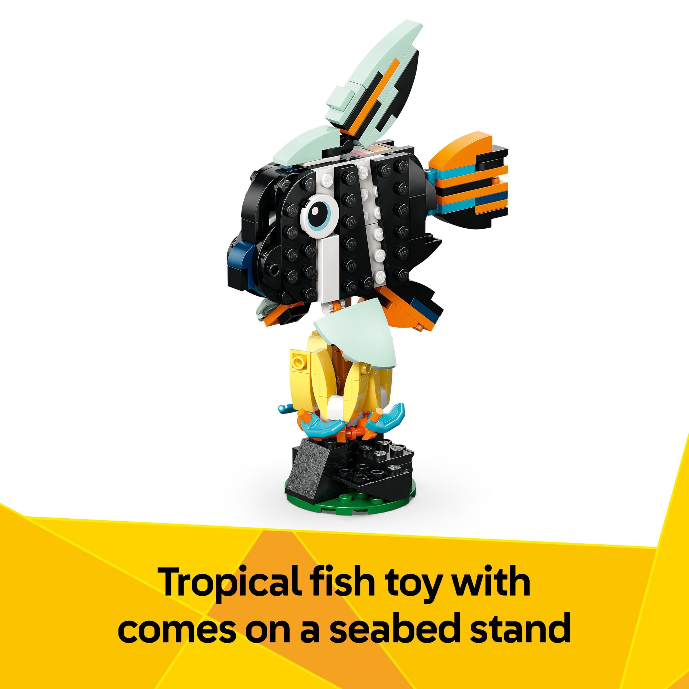 LEGO Creator 3 in 1 Wild Animals: Tropical Toucan Building Toy - Learning Toy for Girls & Boys, Ages 7+ - 3 Build Options in 1 Set - Birthday Gift - 31173