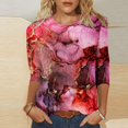 thumbnail image 2 of Pompotops T-shirt d'Été Mode Femme Ajusté à Manches Courtes et Col Rond en Liquidation, 2 of 5