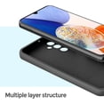 thumbnail image 4 of Slim case for Galaxy A14 5G Case, Liquid Silicone Case for Samsung Galaxy A14 5G 2023 (6.6 inch) Shockproof Protective Soft Silicone Rubber, Black, 4 of 6