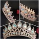 thumbnail image 2 of KAKOWELY Tiaras de diamantes de imitación, corona de boda, tiara de cumpleaños para mujer, elegante tocado de novia, 2 of 4