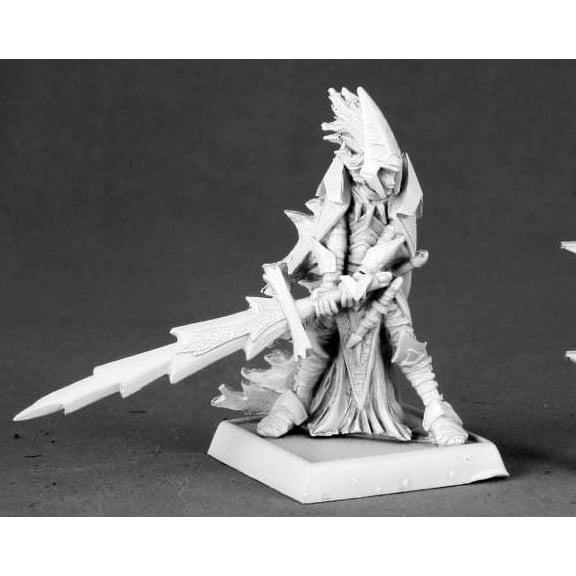 Reaper Miniatures Avrix Dirthe, Dark Elf Champion 14594 Darkreach Unpainted Mini
