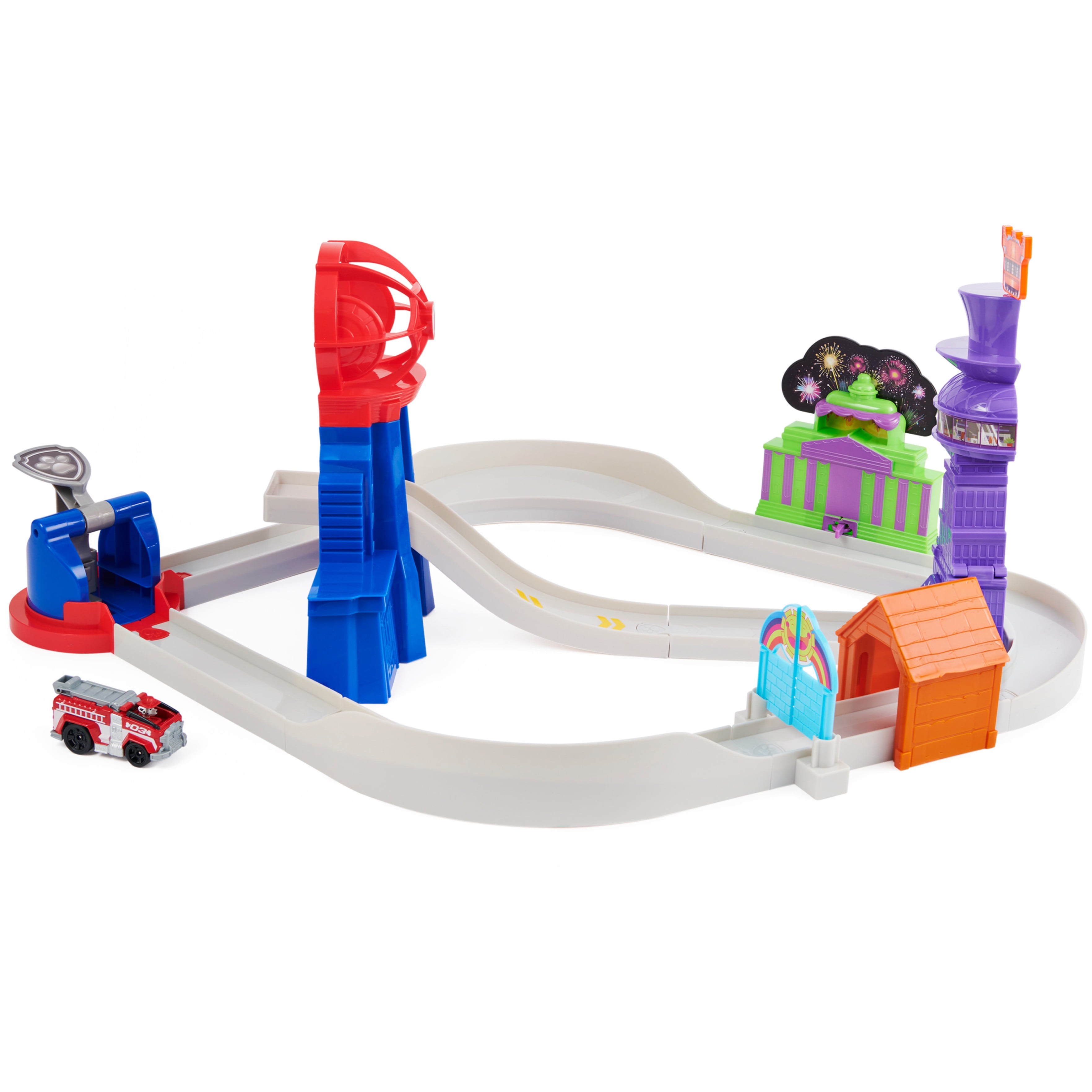 PAW Patrol, True Metal Total City Rescue Vehicle Playset, 1:55 Scale, for Ages 3 and up - 2