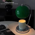 thumbnail image 4 of WARMCITY Candle Melting Lamp, Wide Base Scented Candle Warmer Lamp with Timer and Dimmer, Adjustable Candle Melting Lattern, Home Decor Table Lamp (Green), 4 of 7