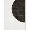 thumbnail image 4 of Pasargad Home Edgy 5' x 8' Hand-Tufted Silk and Wool White/Black Rug, For Indoor Space and all Age of Group, 4 of 5