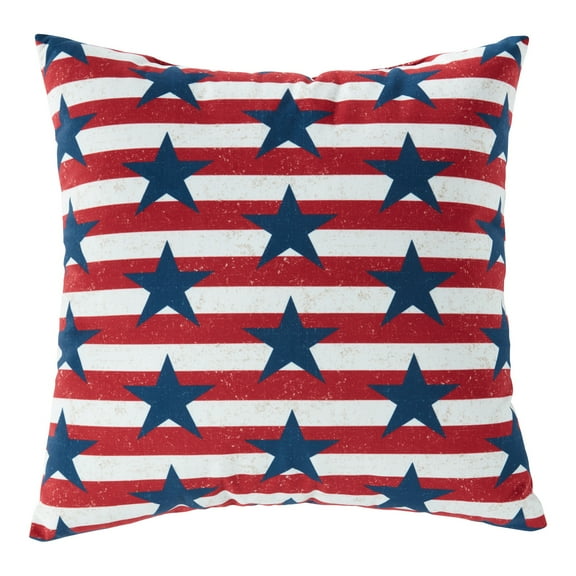 Americana 18 in. x 18 in. Decorative Throw Pillow by Greendale Home Fashions