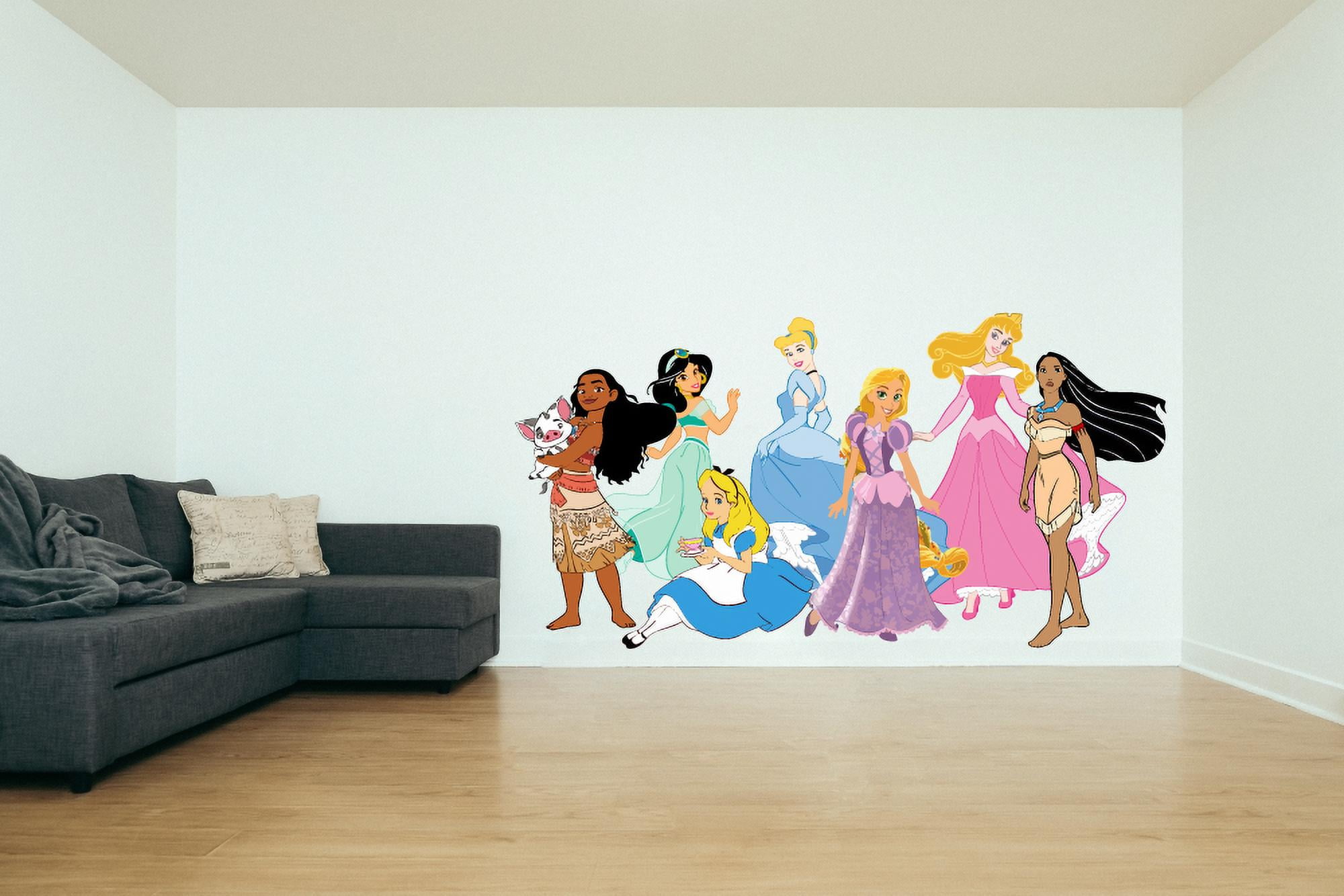 Disney Princess Belle Cute LARGE VINYL WALL STICKER DECALS CHILDREN Room 60 