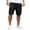 Black, variant on yocbz Short Jeans Homme Men's Solid Color Trendy Casual Sportswear Capri Shorts Black,S