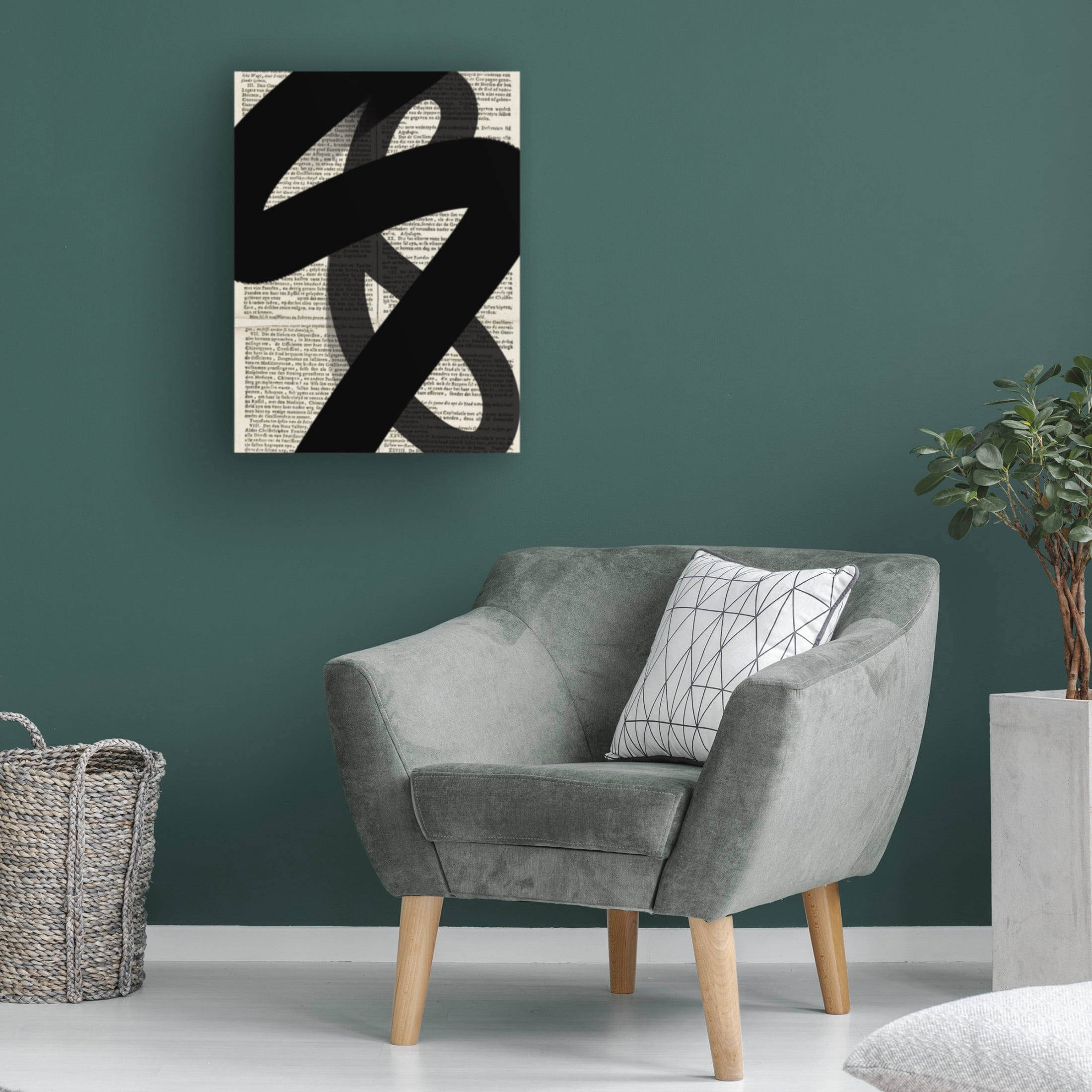 Trademark Fine Art Yopie Studio  Abstract Paper IV Canvas Wall Art