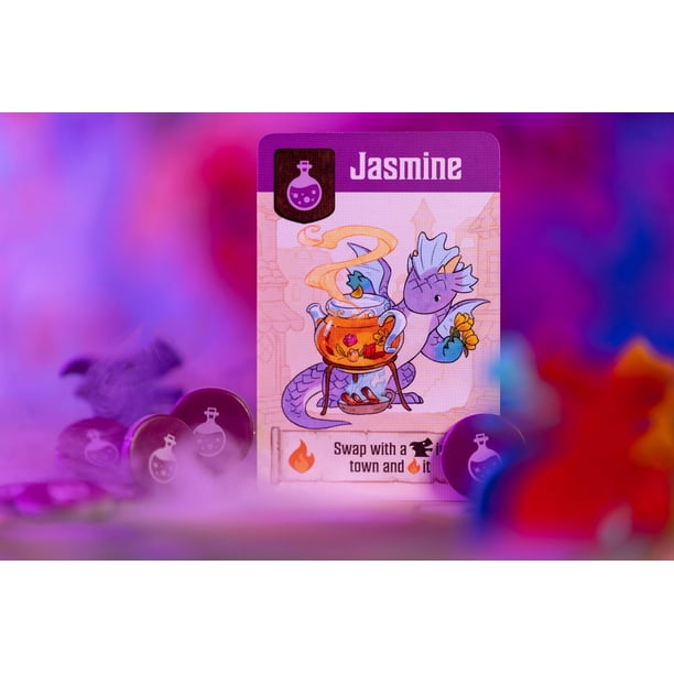 Flamecraft - Juego De Mesa En Español De Lucky Duck Games: Estrategia Y Fantasía Para Amantes De Los Dragones Y La Artesanía