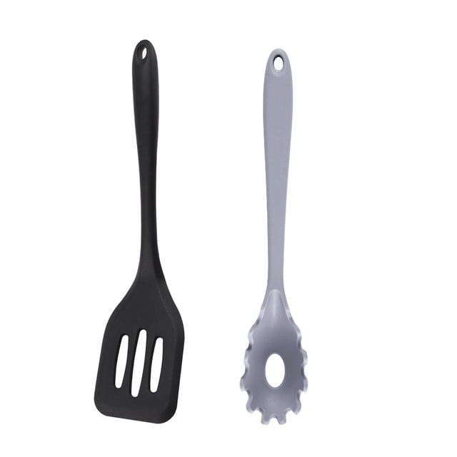 Cocina 2 uds. Juego de utensilios de cocina de silicona, resistentes al calor para cocinar y hornear