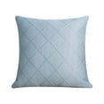 thumbnail image 4 of Wmhnj Paquete de 2 fundas de almohada cuadradas de seda helada de 45 x 45 cm, de polister con textura fresca, fundas de cojn lumbar desmontables y lavables para sof, ideal para dormitorio., 4 of 9