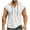 White, variant on fatyb Men's Hooded Tank Tops Sleeveless Bodybuilding Gym Hoodies Muscle Cut off T-Shirts with Button