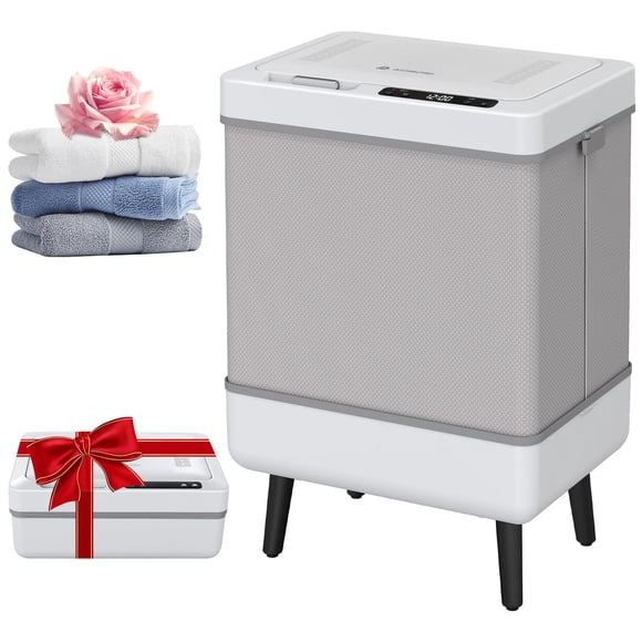 Calentador de toallas AAOBOSI plegable de 35 L con temporizador de 12 niveles