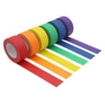 thumbnail image 1 of Cinta de enmascarar JONYEE, 6 rollos de colores, 2,4 cm x 12 m, 1 of 9
