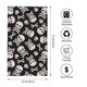 thumbnail image 2 of Fotbe black white Skull bone Toalla Premium con Patrón, Toalla de Microfibra de Secado Rápido, Ligera y Altamente Absorbente (27.5x16in), Ideal para Uso Diario, 2 of 6