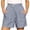 Light Blue(Womens Shorts), variant on Shorts for Women Elastic Waisted Pleated Dressy Shorts with Pockets Casual Loose Wide Leg Shorts