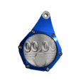 thumbnail image 4 of Soporte para disco de impuestos de motocicleta Soporte para etiquetas Componente de reemplazo Placa de marco de permiso Azul, 4 of 9