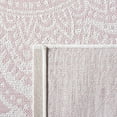 thumbnail image 4 of SAFAVIEH Courtyard Josiah Floral Medallion Indoor/Outdoor Area Rug, Ivory/Soft Pink, 2' x 3'7", 4 of 6