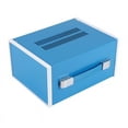 thumbnail image 2 of Outdoor Indoor Electronic Module Metal Instrument Housing Electronics Enclosure Box Junction Box Enclosure Project Case,1Pc Junction Box,Blue, 2 of 8