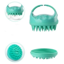 Scalp Massager, Scalp Scrubber, Casewin Scalp Massager Shampoo Brush Head Massager Scalp Stress Relax Scalp Exfoliator Hair Brush Head Scrubber Scalp Brush for Shower, Green