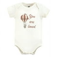 thumbnail image 2 of Hudson Baby Short Sleeve Bodysuits, 5-Pack, Newborn- 24 Months, 2 of 6