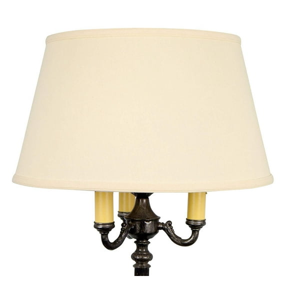 Beige Linen 19 Inch Barrel Drum Floor Lampshade Replacement