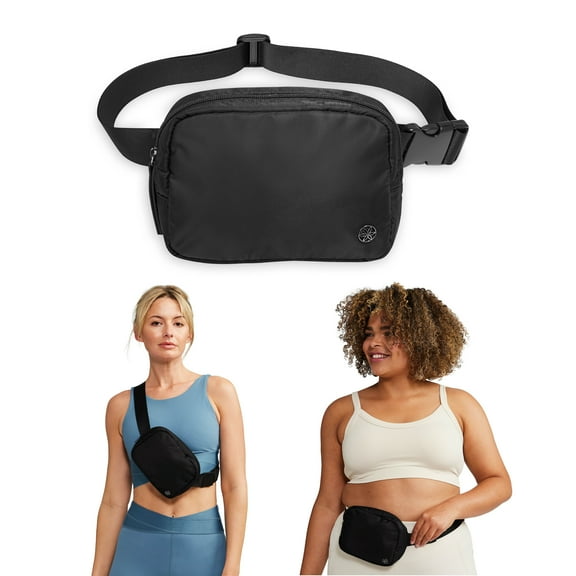Gaiam Wander Waist Pack, Black, On Waist, Adult