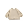 thumbnail image 3 of Camiseta sólida para niñas, niños, jersey de manga larga para niños, blusa para bebés y niños pequeños XBTCLXEBCO Beige, 6-7 años, 3 of 6