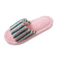 thumbnail image 2 of Bixock Slippers for Womens Indoor House Cotton Shoes Multi Size Fluzzy Fleece Lined Slide Warm Comfortable Non-Sliped Women Shoes, 2 of 8