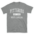 thumbnail image 1 of Pittsboro North Carolina Classic Established Men's Cotton T-Shirt, 1 of 1