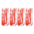 thumbnail image 1 of Chaussettes à Moins de 5 $ Rouges Deux Paires Motif 3D Manucure Imprimé Chaussettes Gougounes Amusantes Cachées Chaussettes de Course Femmes Personnalisées, 1 of 5