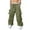 A-Army Green2290, variant on Drawstring ed Cargo Joggers for Men Multi Pocket Utility Pants Street Outdoor Wear Bottoms