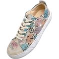 thumbnail image 4 of Dogo Vegan Leather Sneakers for Women - Handmade and Unique Fashion Sneakers for Women, Your Ride Your Bike Design, Size 10, 4 of 5