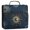 Mysterious Celestial Pattern, variant on Water-Resistant 3-Ring Binder Organizer with Multiple Pockets Zipper Binder Bag for Office Intricate Brown Batik Pattern