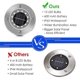 thumbnail image 4 of Outdoor Solar Light, Solar Garden Light 12 Leds Ground Lighting 6000k Cold White Waterproof Ip65 Sol, 4 of 5
