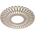 thumbnail image 2 of Ekena Millwork 28"OD x 10 3/8"ID x 3/8"T Cornelius Wood Fretwork Pierced Ceiling Medallion, Hickory, 2 of 3