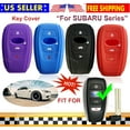thumbnail image 4 of Dobrev Silicone Case Fob Cover Smart Entry Remote Skin Holder for 2019 2020 Subaru Ascent BRZ Crosstrek Forester Legacy Impreza WRX Key   Blue, 4 of 4