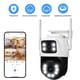 thumbnail image 1 of Cámara de Seguridad Exterior de 6 Mp, Sistema de Vigilancia Ptz de 360°, Lente Dual de 2,4 Ghz, Grabación 24/7, Ip66, Wifi, Detección de Movimiento, Visión Nocturna A Color Y Audio Bidireccional., 1 of 9