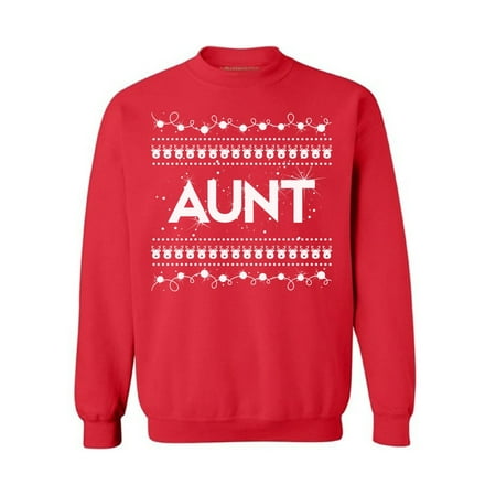 Awkward Styles Aunt Christmas Sweatshirt Christmas Aunt Sweater Family Holiday Sweatshirt Best Auntie Sweater Aunt Ugly Christmas Sweater Christmas Gift for Best Aunt Funny Christmas Sweater